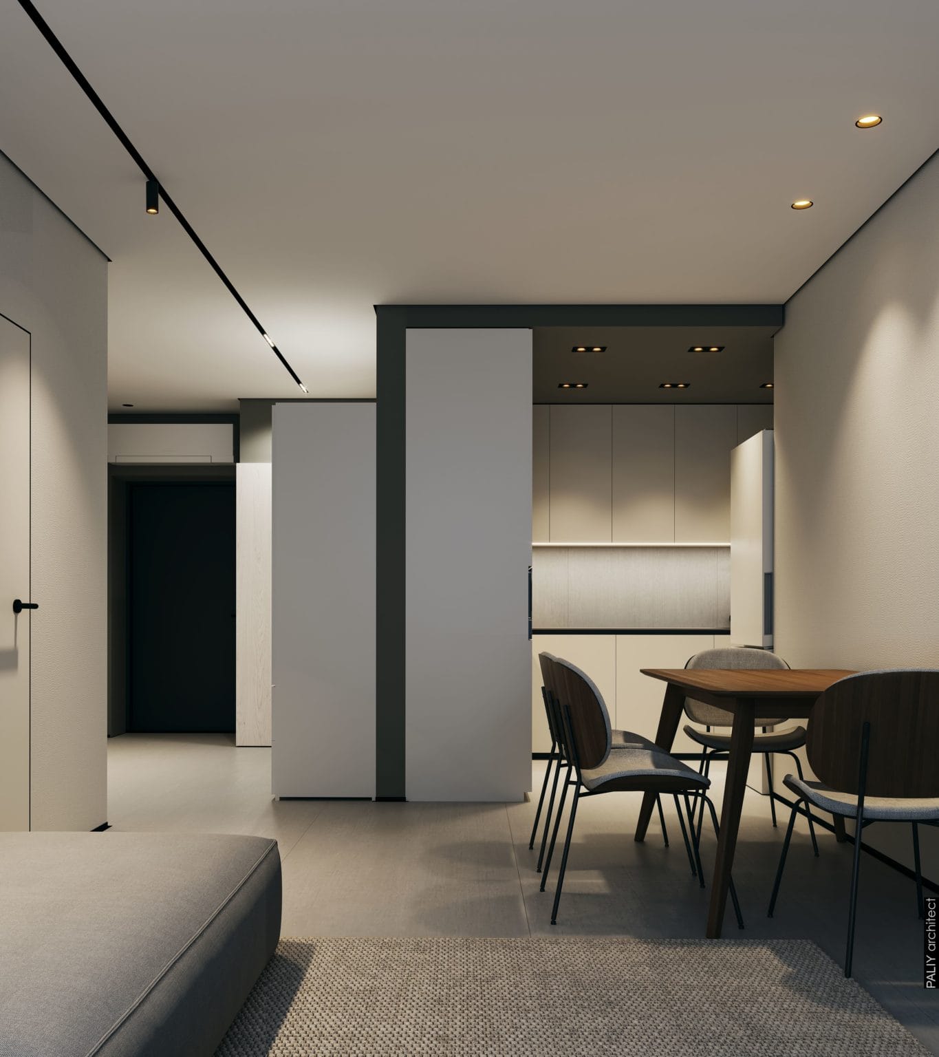 Київ. Дизайн однокімнатної квартири (Kv1KS)