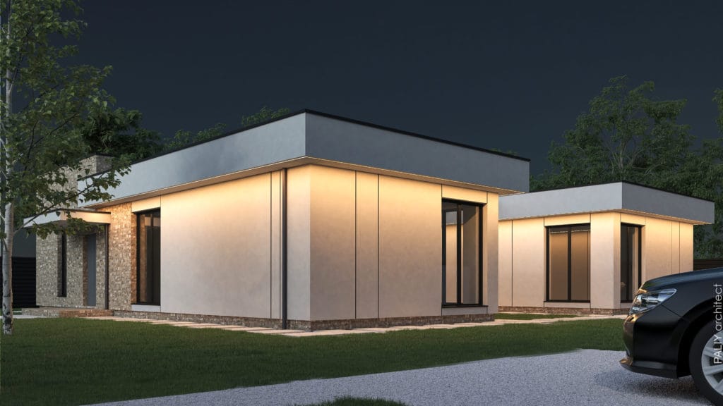 Білогородка. Дизайн екстер’єра фасада (SPfB)